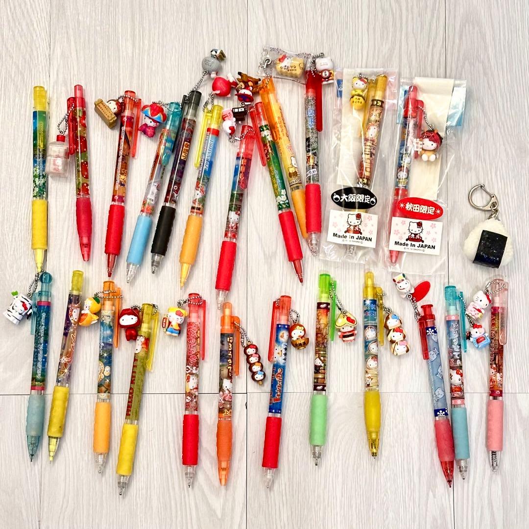 ハリーキティ　都道府県　シャープペンシル 24本 ご当地】HELLO KITTY シャープペン | 友禅工芸すずらん online shop