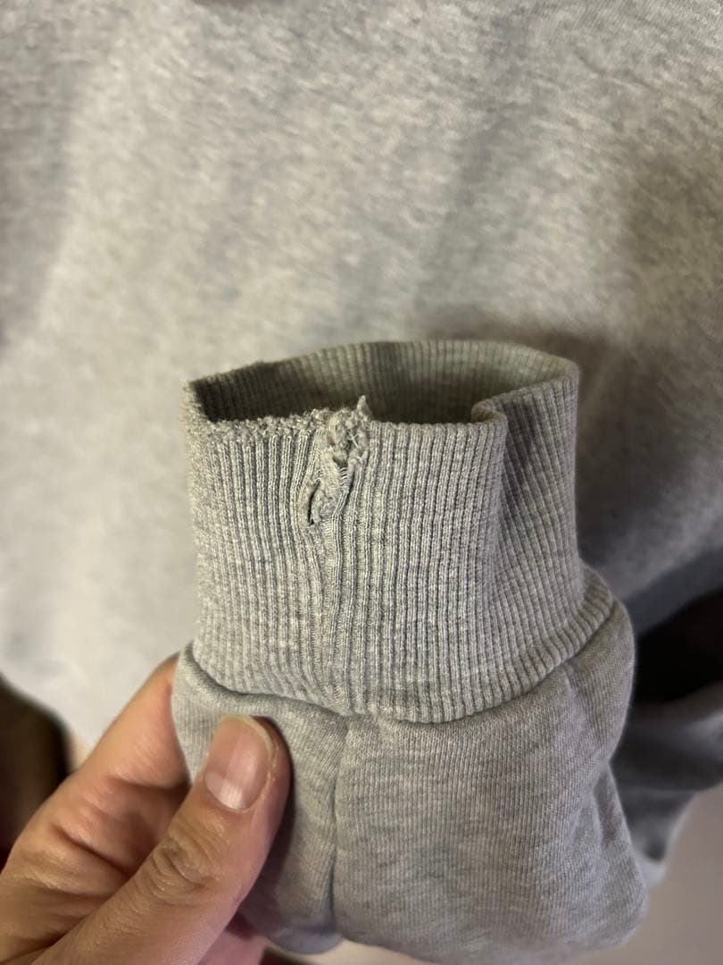 MONCLER グレー パーカー XL