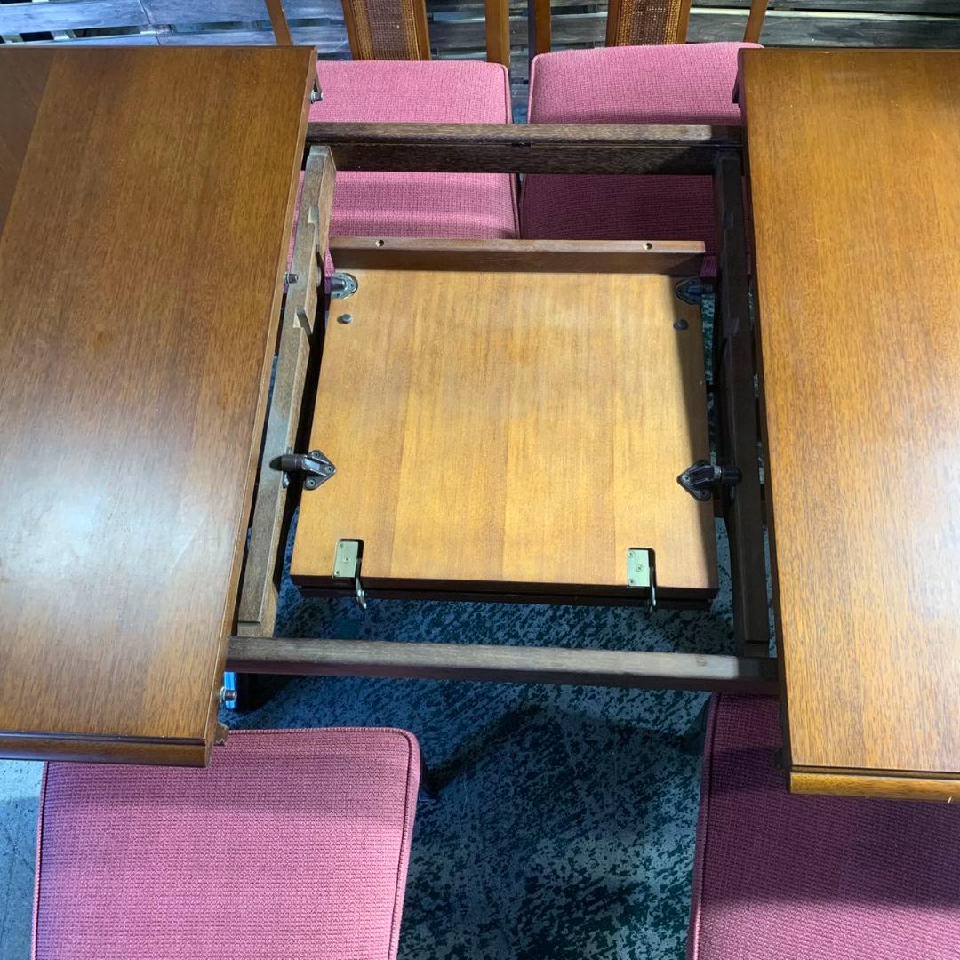 J715 マルニ木工 地中海 ダイニングテーブル チェアセット 伸縮性