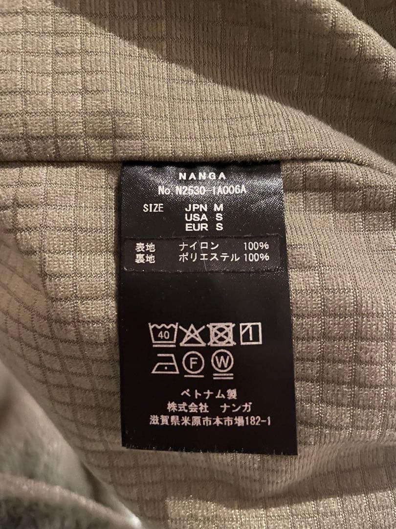 NANGA コーチジャケット M