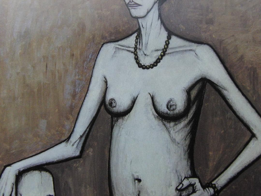 ベルナール・ビュッフェ、「Sainte Madeleine」、希少画集の額装画