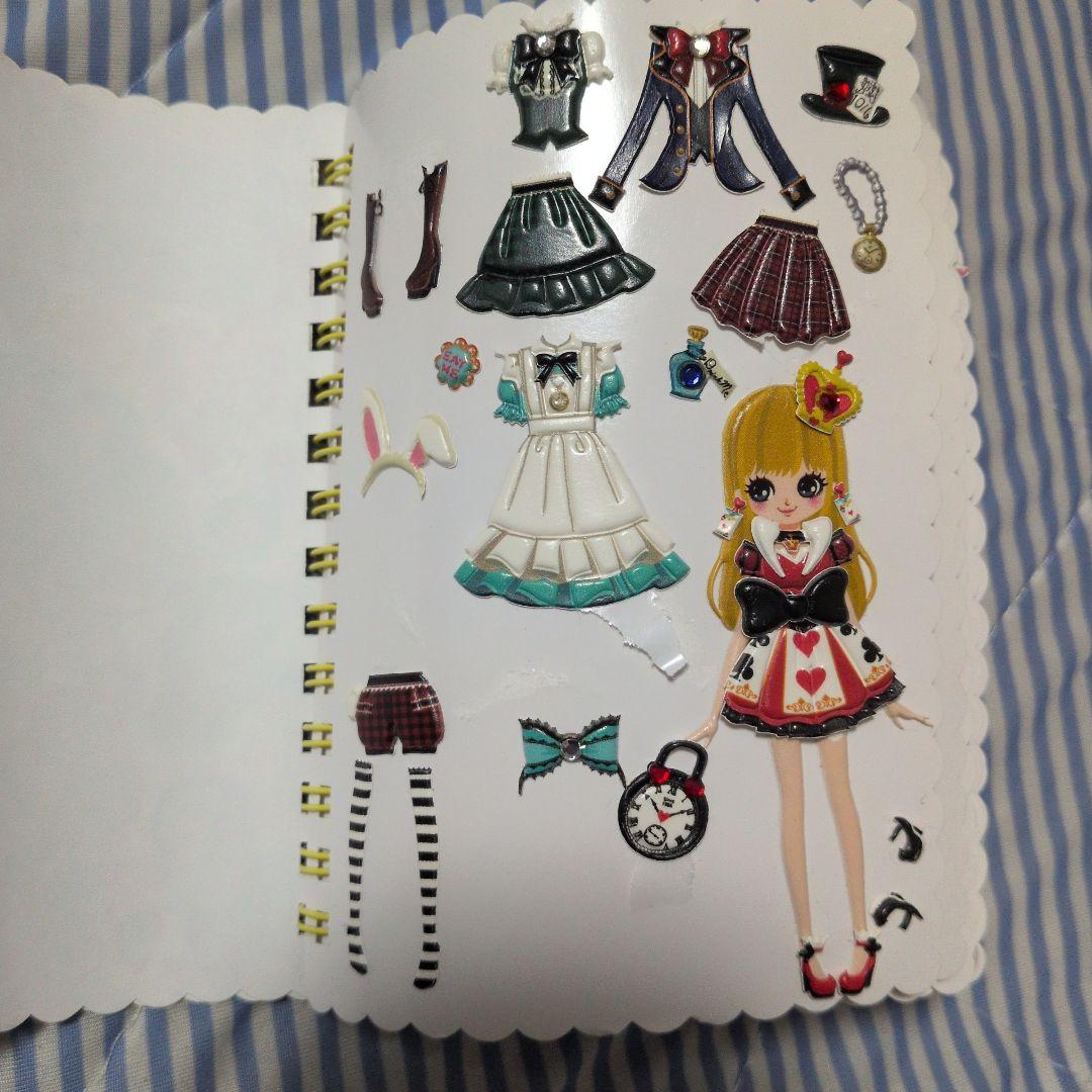 平成女児 平成レトロ シール帳 当時物 ぷっくりシール有