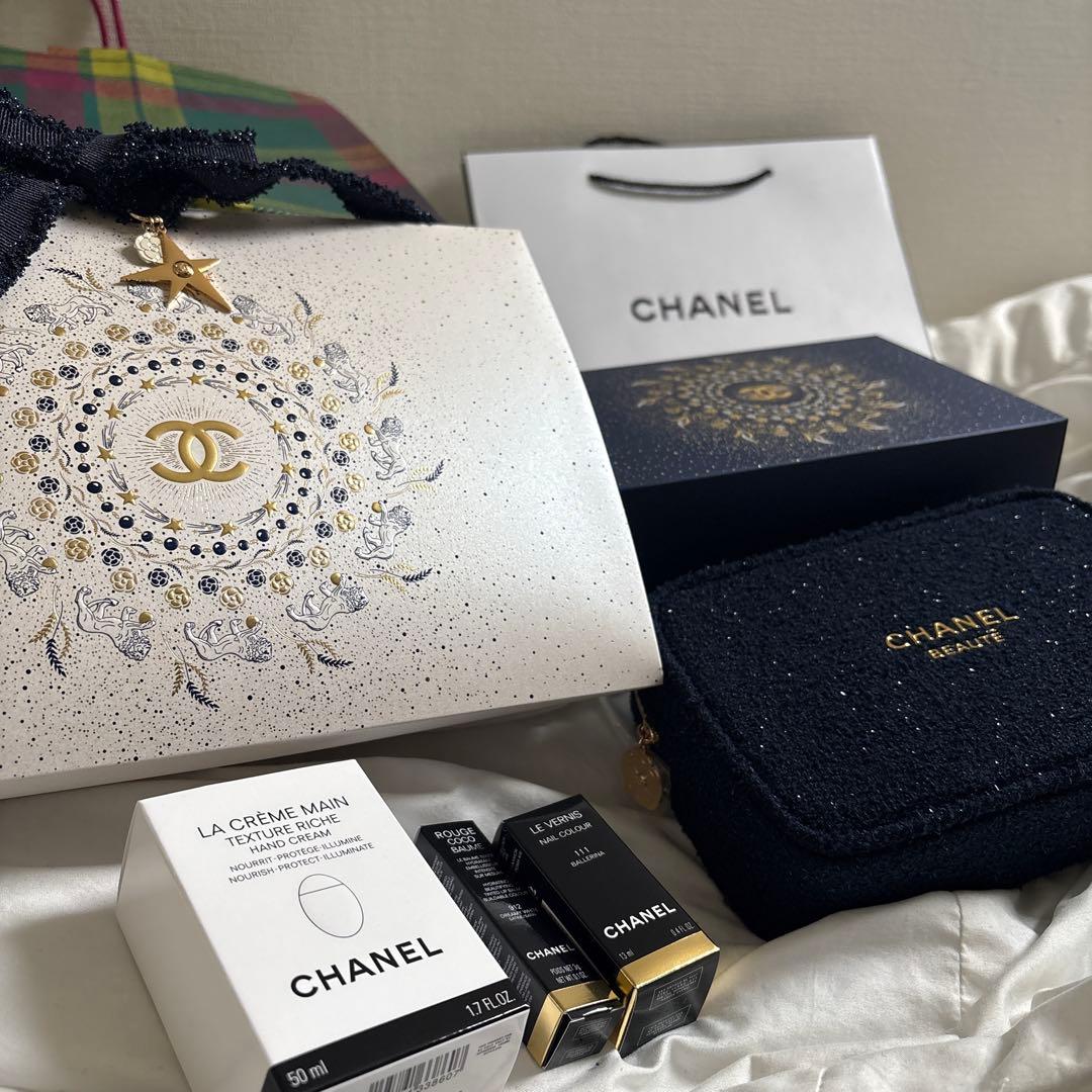 CHANEL 2025ホリデー　リップ＆ネイルケアセット