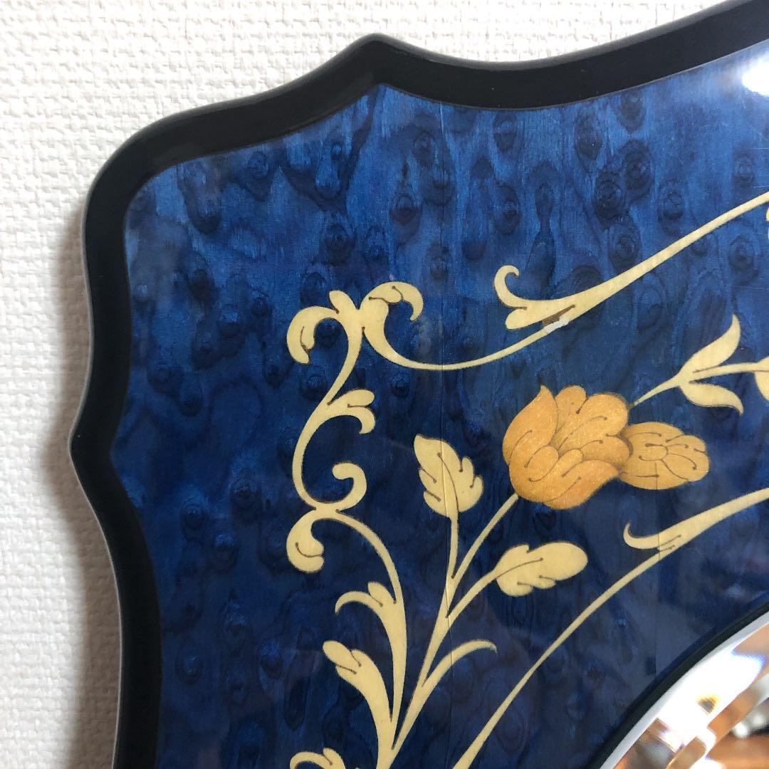 ストア イタリア製 ドマン 象嵌 壁掛けミラー