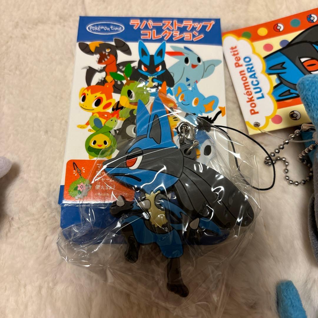 ポケモンセンター　ルカリオ　マスコット　ぬいぐるみ　ルカリオ　ストラップ