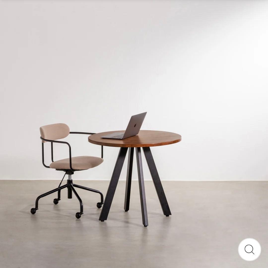 【4/12発送限定値下】KANADEMONO天然木製テーブル70cm