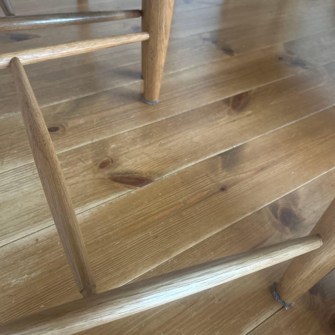 オーク材 ダイニングテーブルセット 4人掛け