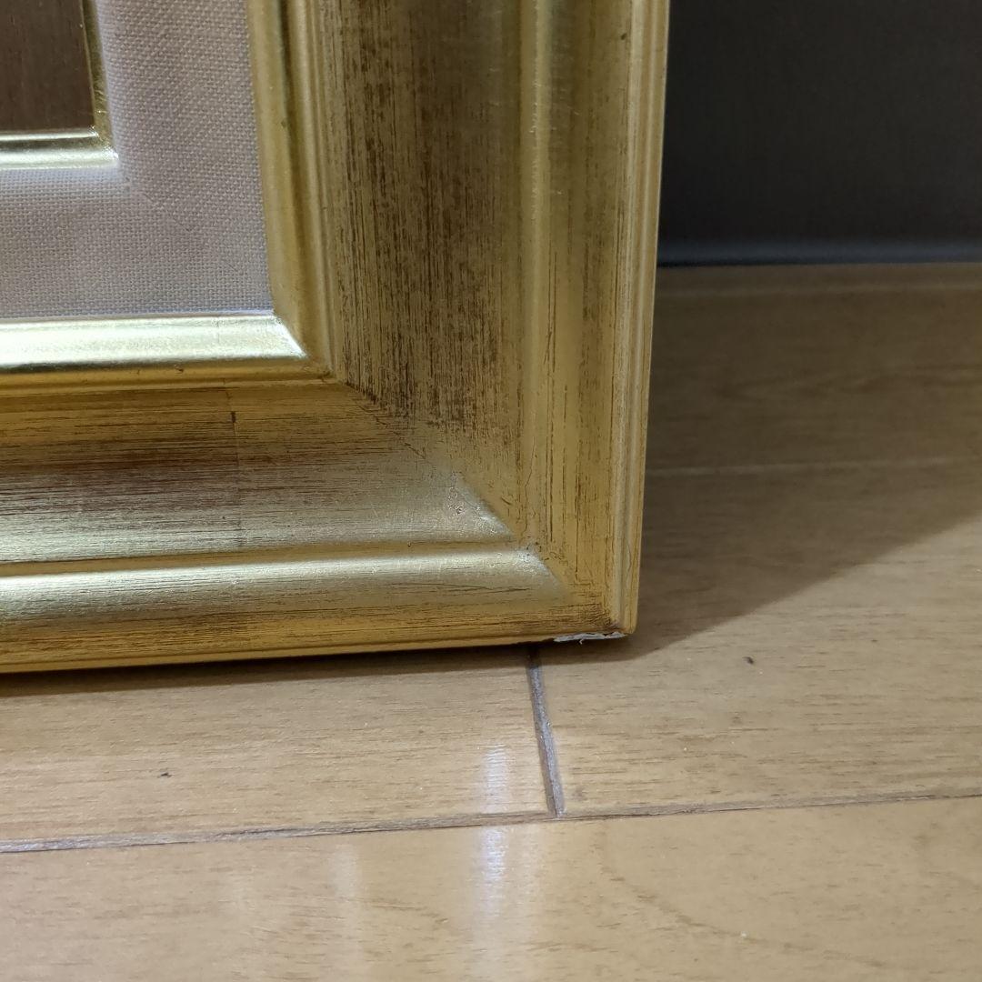 金色 F15 号 油彩額縁 木製