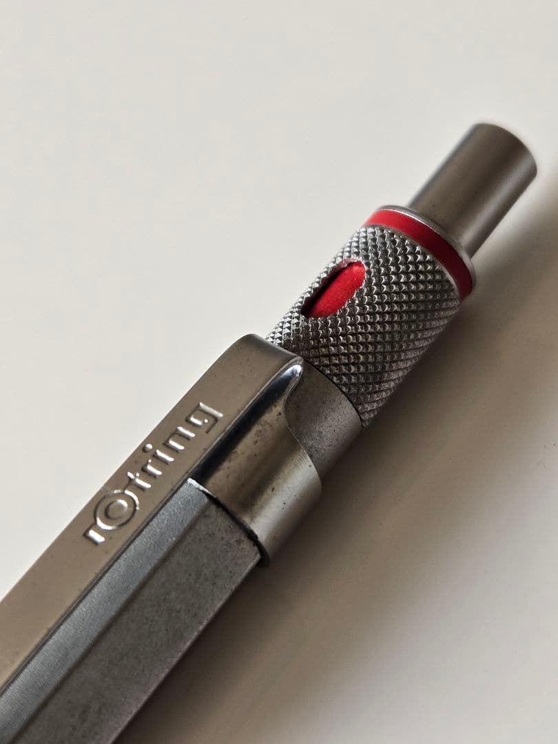 廃盤・レア】rOtring 600 ボールペン 色表示窓付ノック式