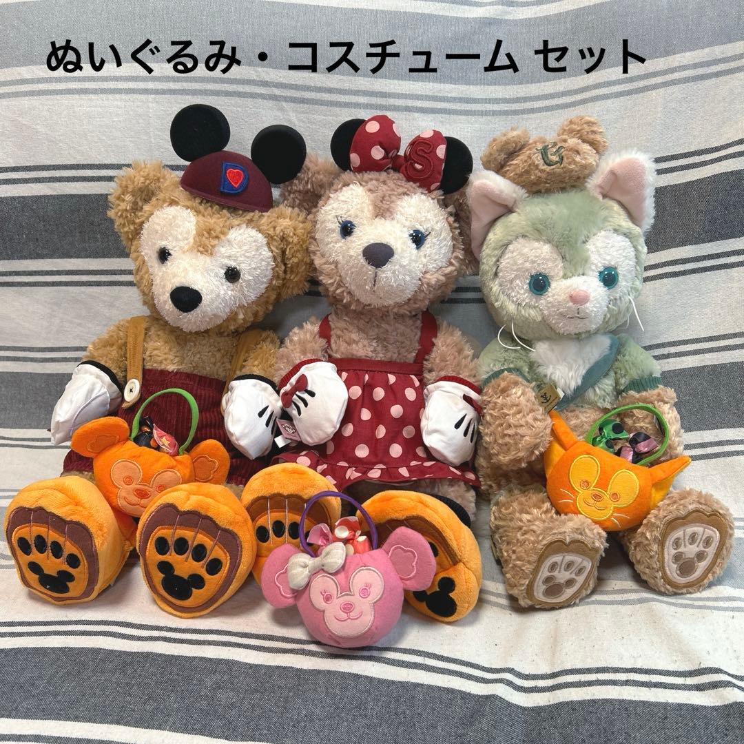 ★ダッフィー★2015 ぬいぐるみとコスチュームセット！ミッキーミニーコーデ