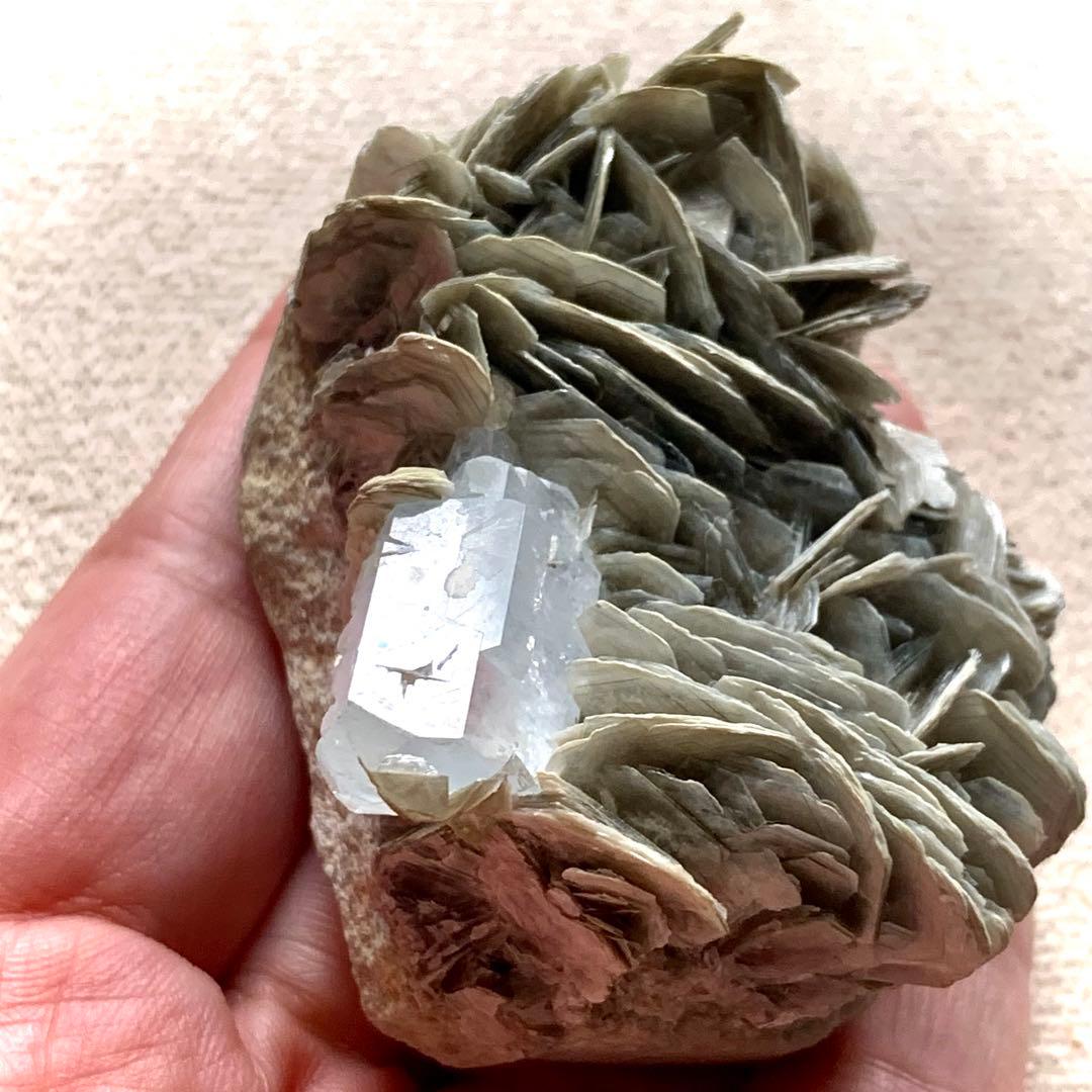 アクアマリン×モスコバイト共生標本-9の通販はau PAY マーケット