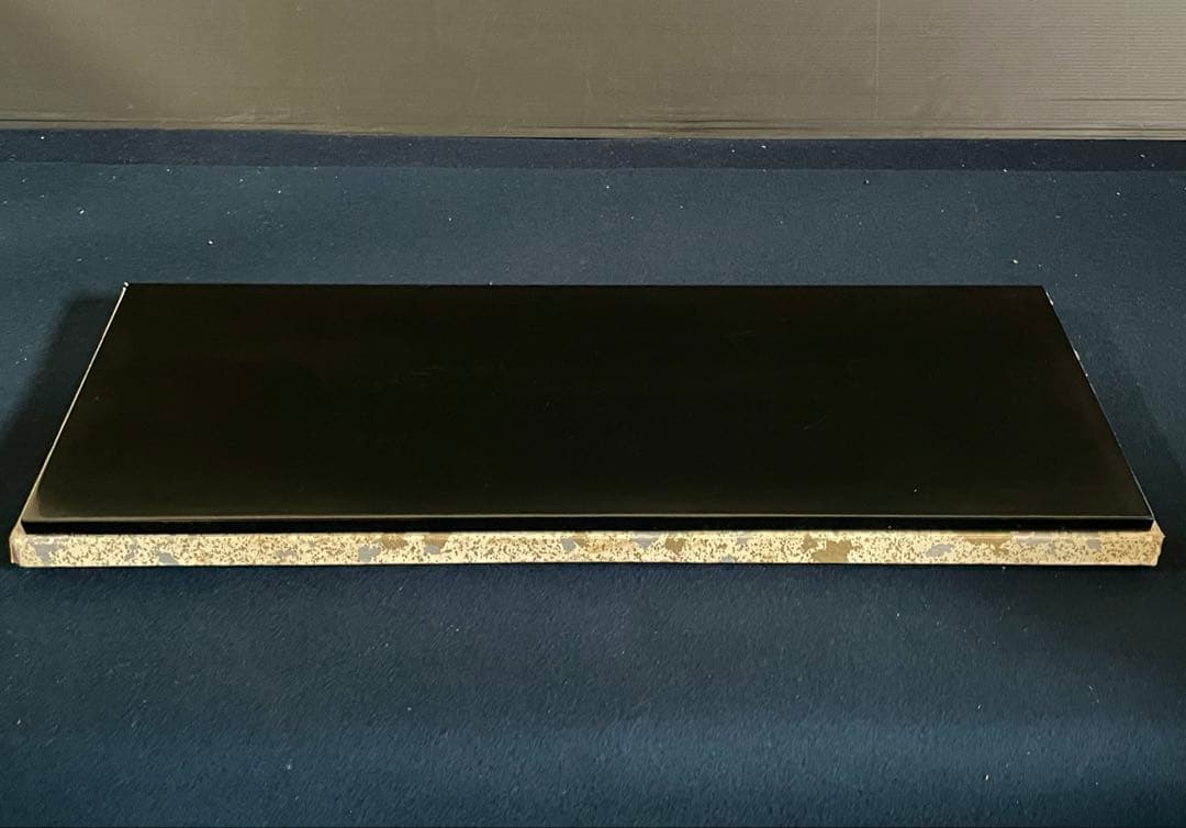 良品 祖 和紙張 真塗 炉 長板 紙箱 茶道具 27 ◎USED X番