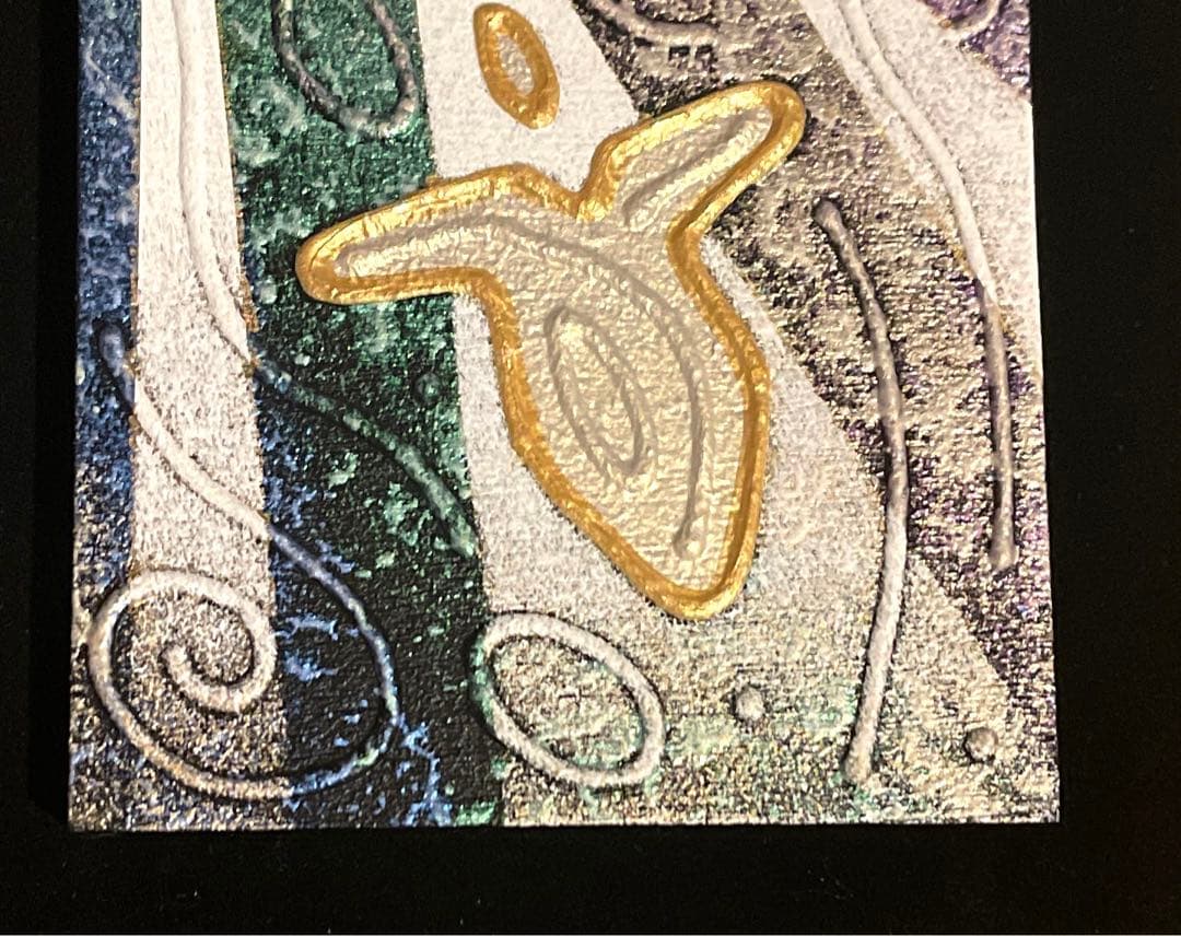 中古絵画アート⭐︎アンディ・レイキ \"大天使ミカエル\" 奇跡を呼ぶ天使の絵 成功