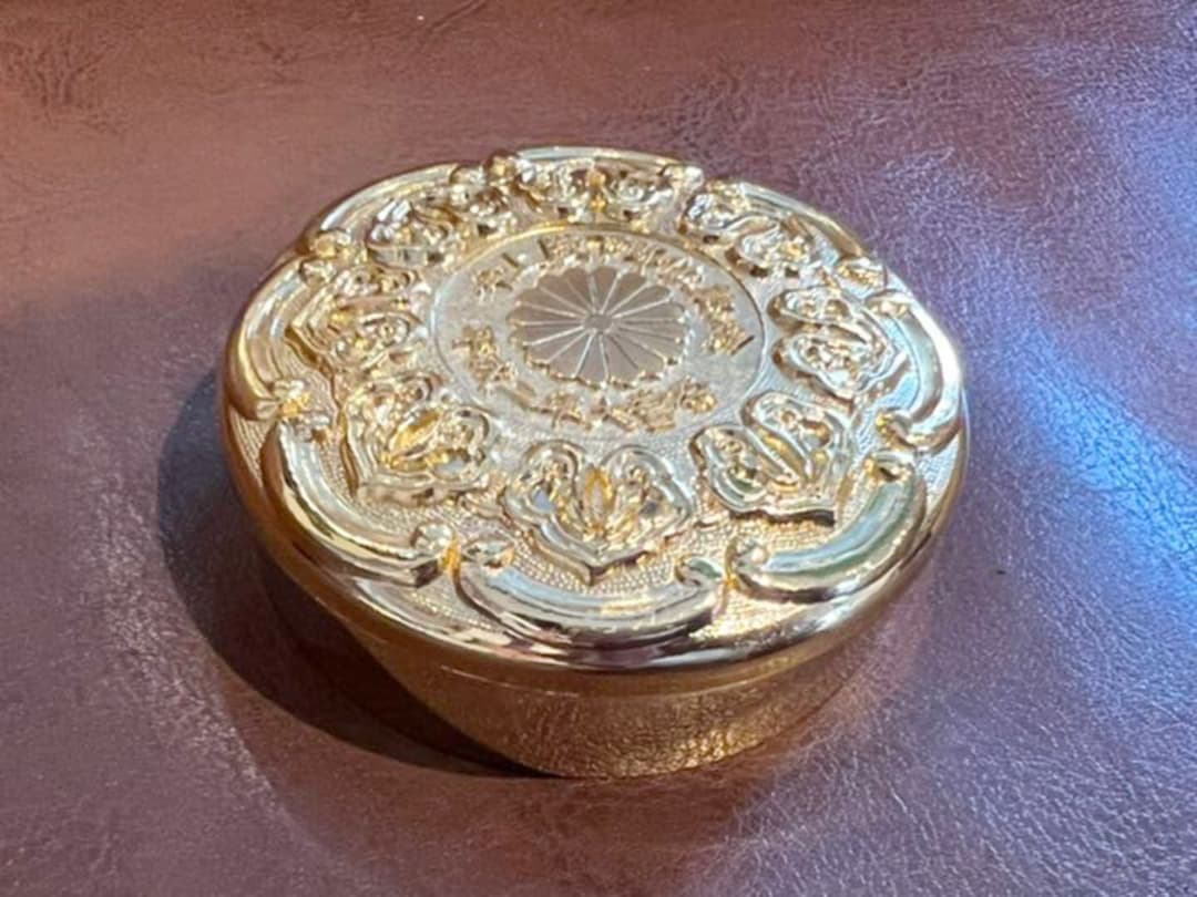 今上陛下即位記念 大嘗祭 平成二年 印鑑 朱肉 非売品 正