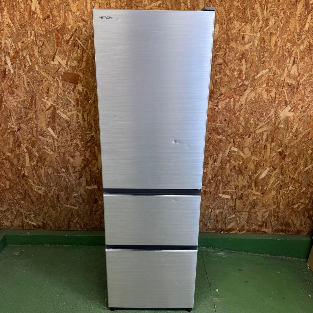 289 大型冷蔵庫　右開き　自動製氷機付　美品　300L強　保証込　大人気モデル