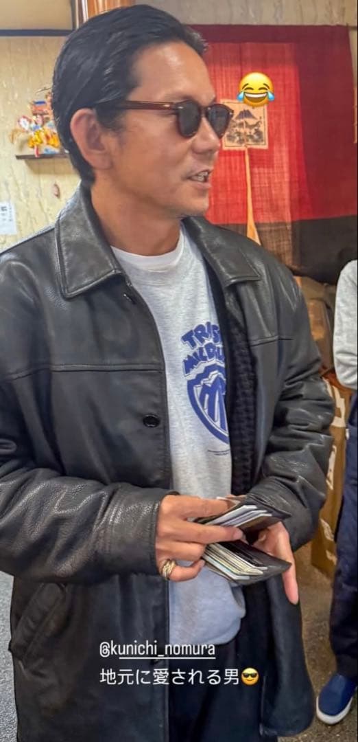 Old Gap レザーカーコート野村訓市氏着用同モデル