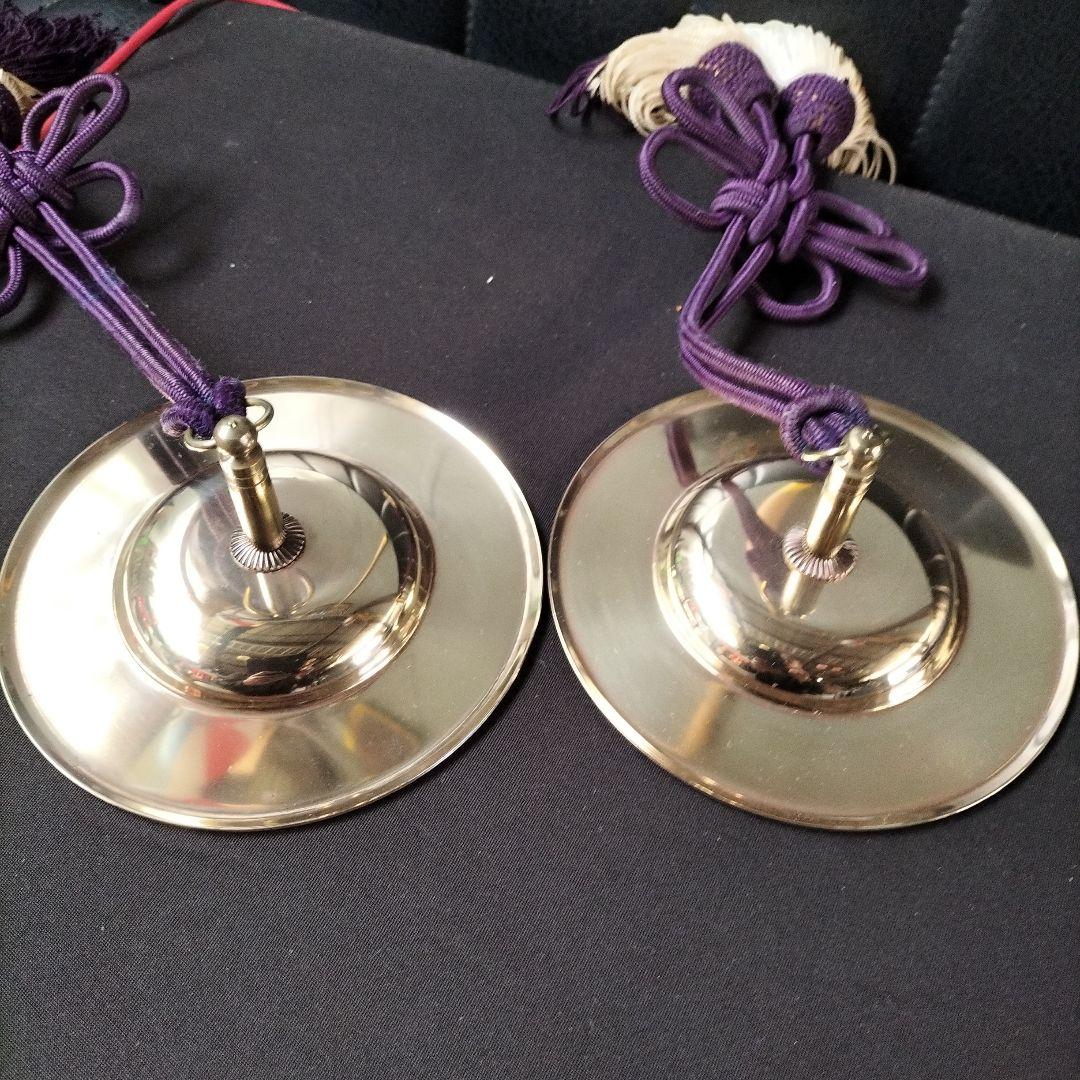 ◎美品　チャッパ 約5寸（直14.2cm) 舞台芸能　房付き　中古品