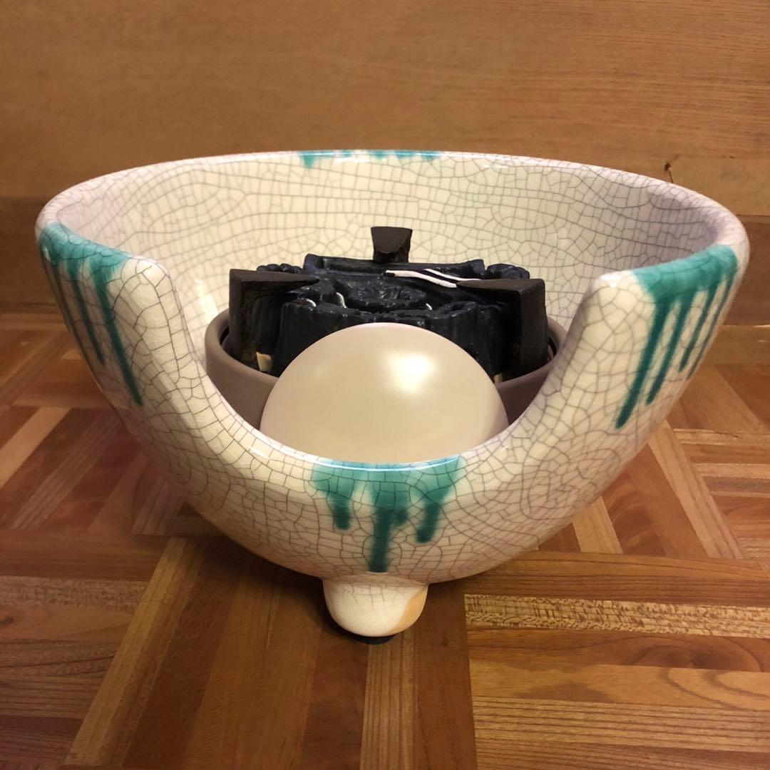 茶道具 さつま織部 風炉型 野々田商店製 風炉型電熱器 - 工芸品安い