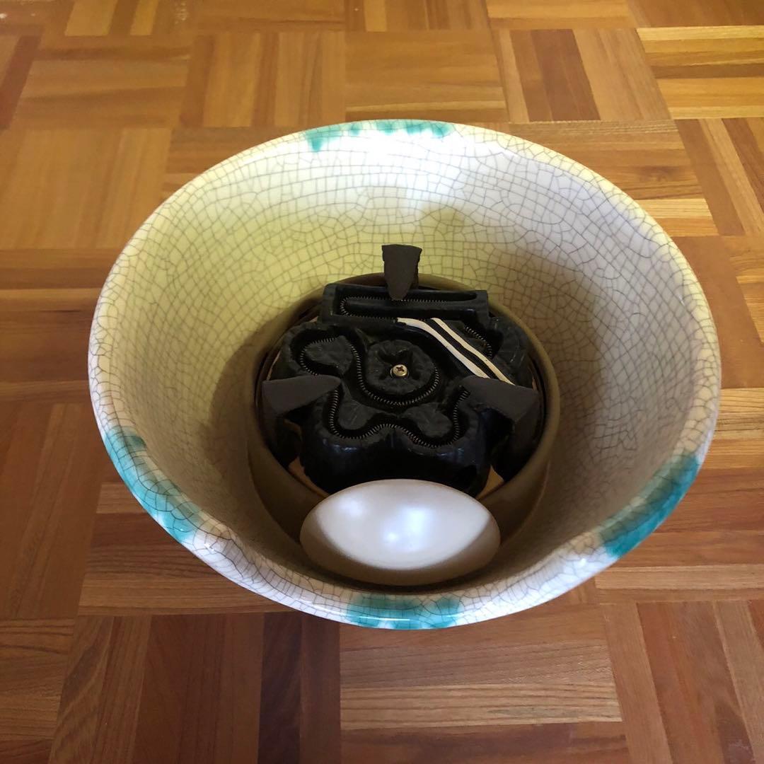 茶道具 さつま織部 風炉型 野々田商店製 風炉型電熱器 - 工芸品安い