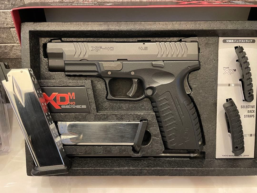 XDM40ガスブロ 東京マルイ＆ハイキャパデュアルステンレス