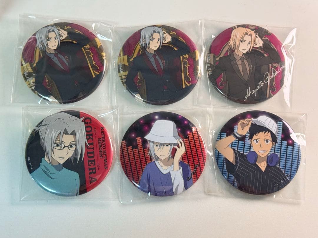 家庭教師ヒットマンREBORN 獄寺隼人 山本武 くじメイト カラオケ 缶バッジ