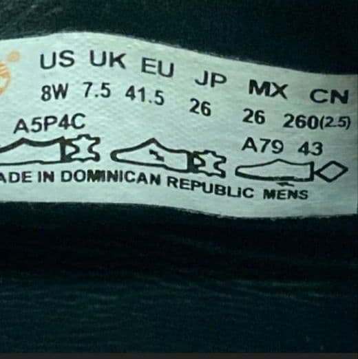 美品　Timberland ティンバーランド 3EYE size26cm　OVY