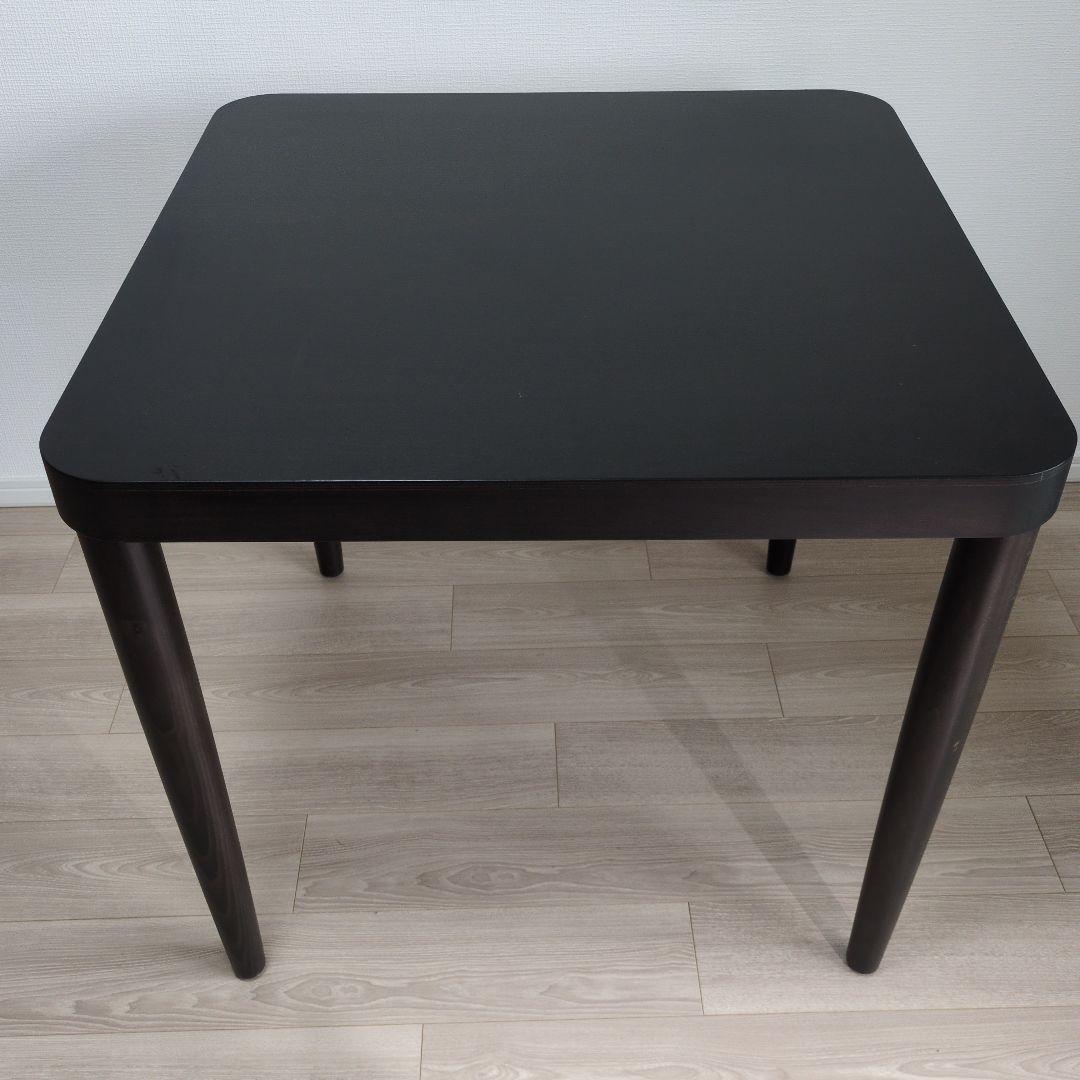 【無印×THONET】ブナ材テーブル・Ｓ／ブラウン 80cm