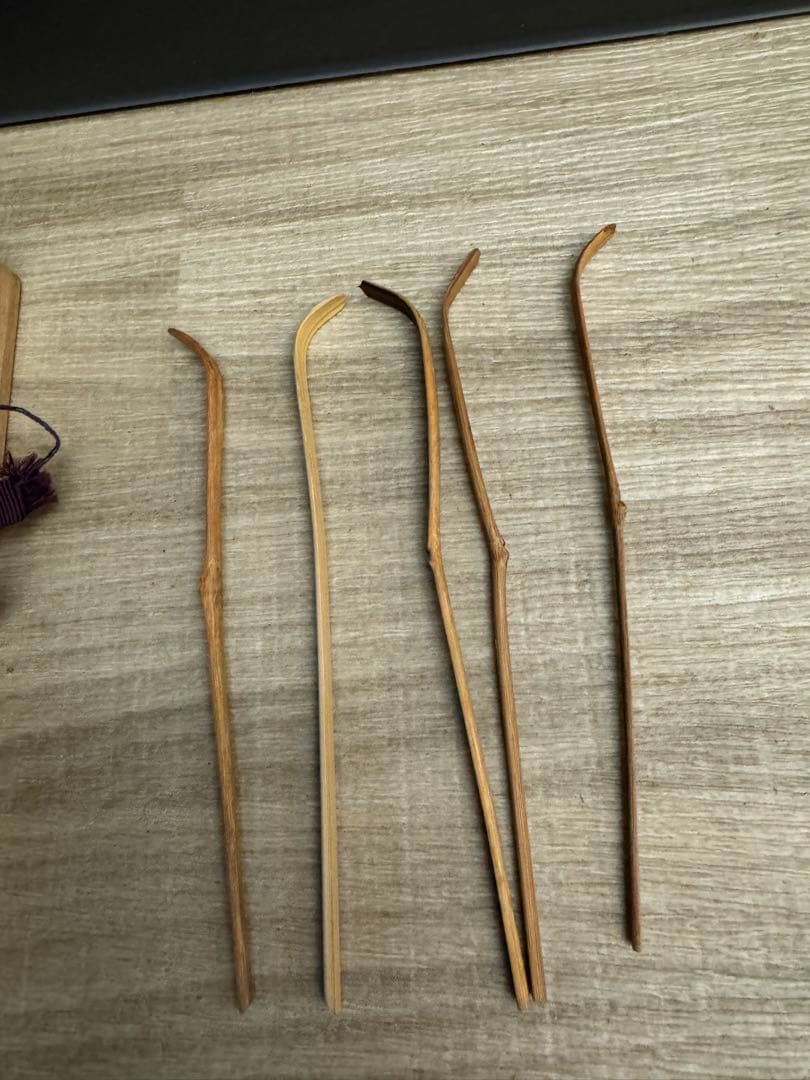 1531 輪島塗 茶杓 5本