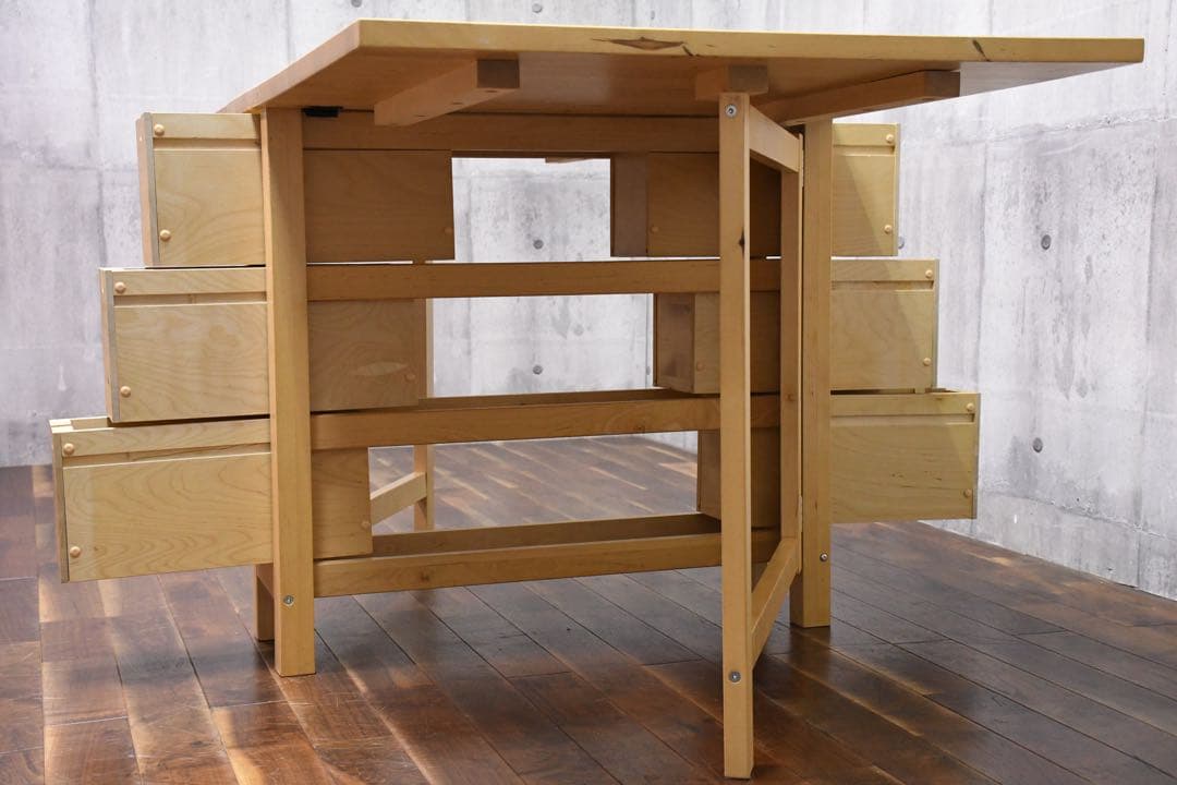 DLK157 イケア ノールデン ゲートレッグテーブル バタフライテーブル