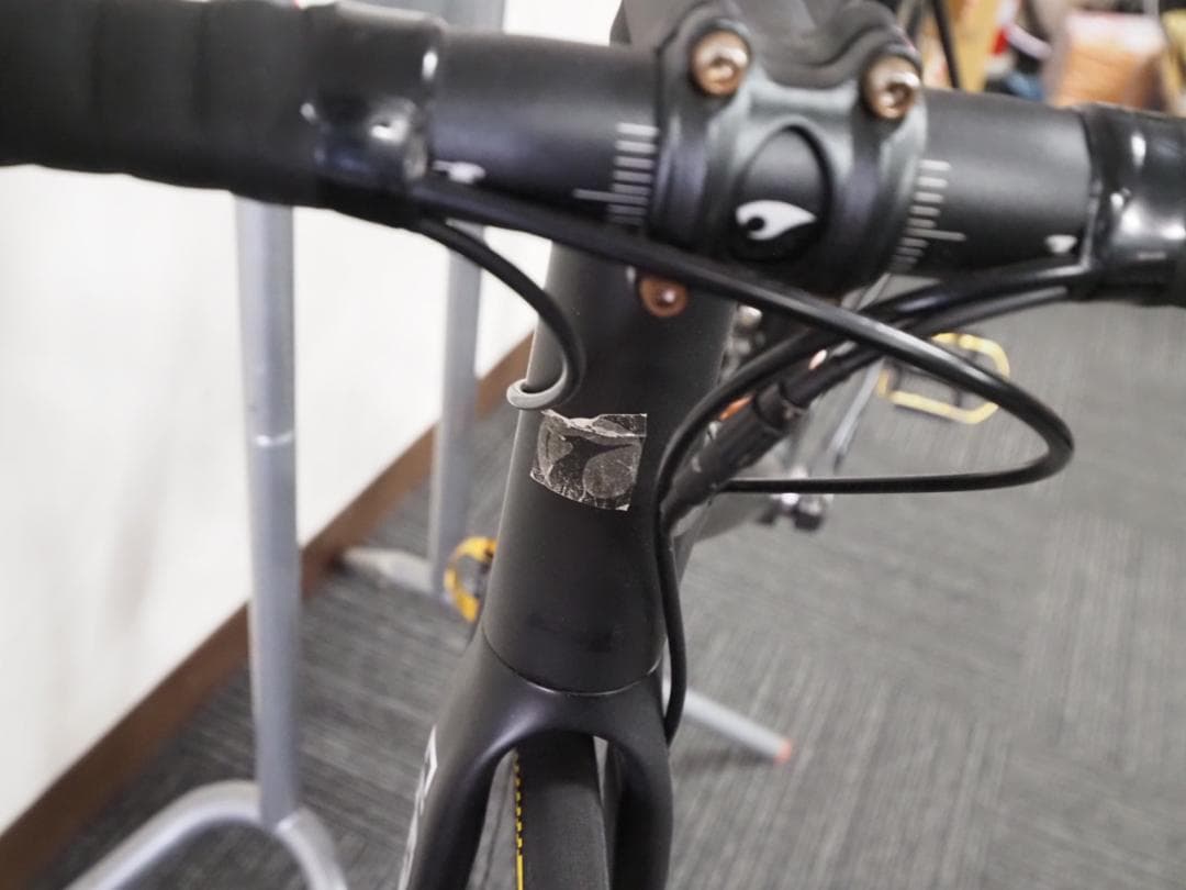 走行50キロ 毘沙 5号 M カーボンフレーム ディスクブレーキ エアロ