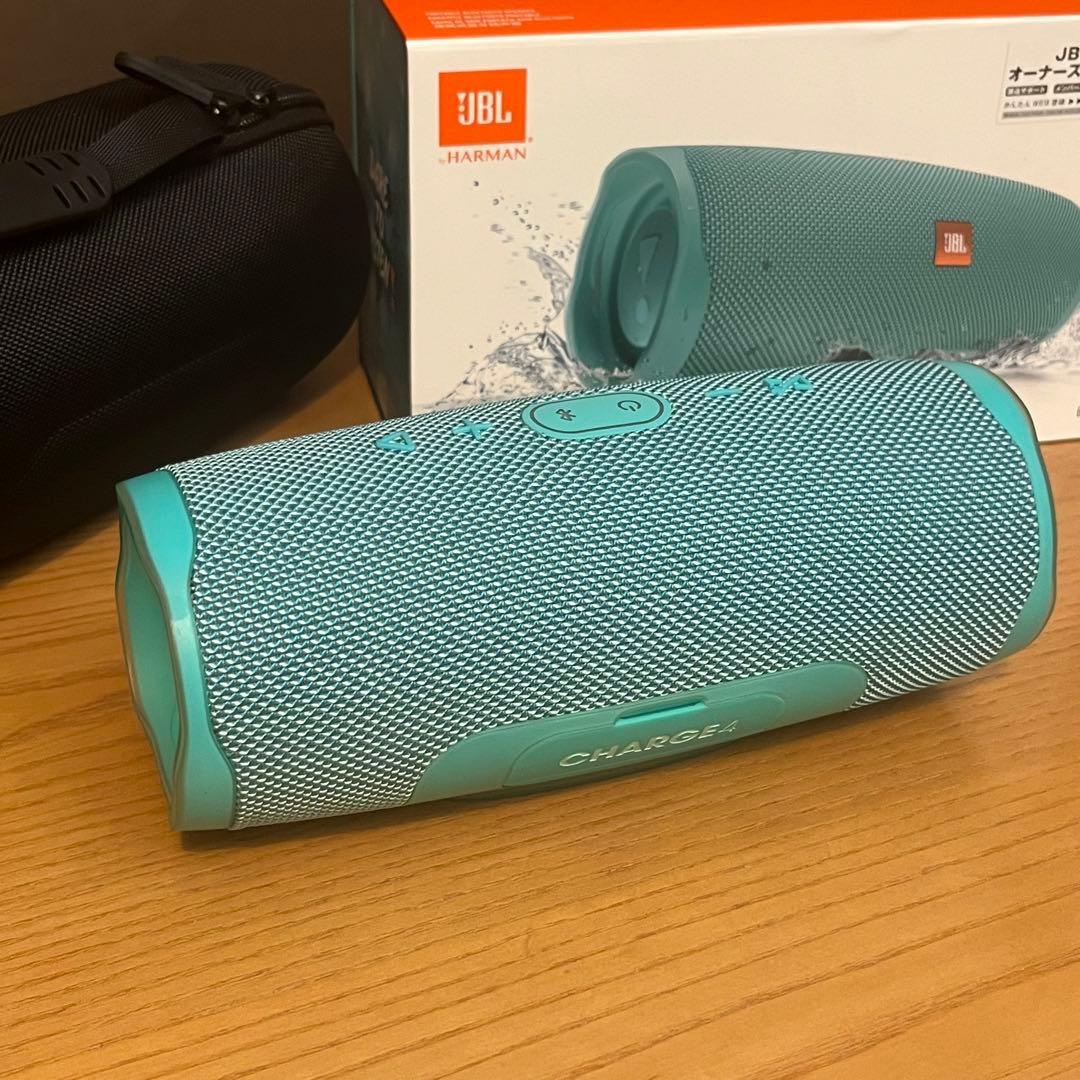 JBL CHARGE 4 アクア キャリングケース付き JBL CHARGE 4 アクア