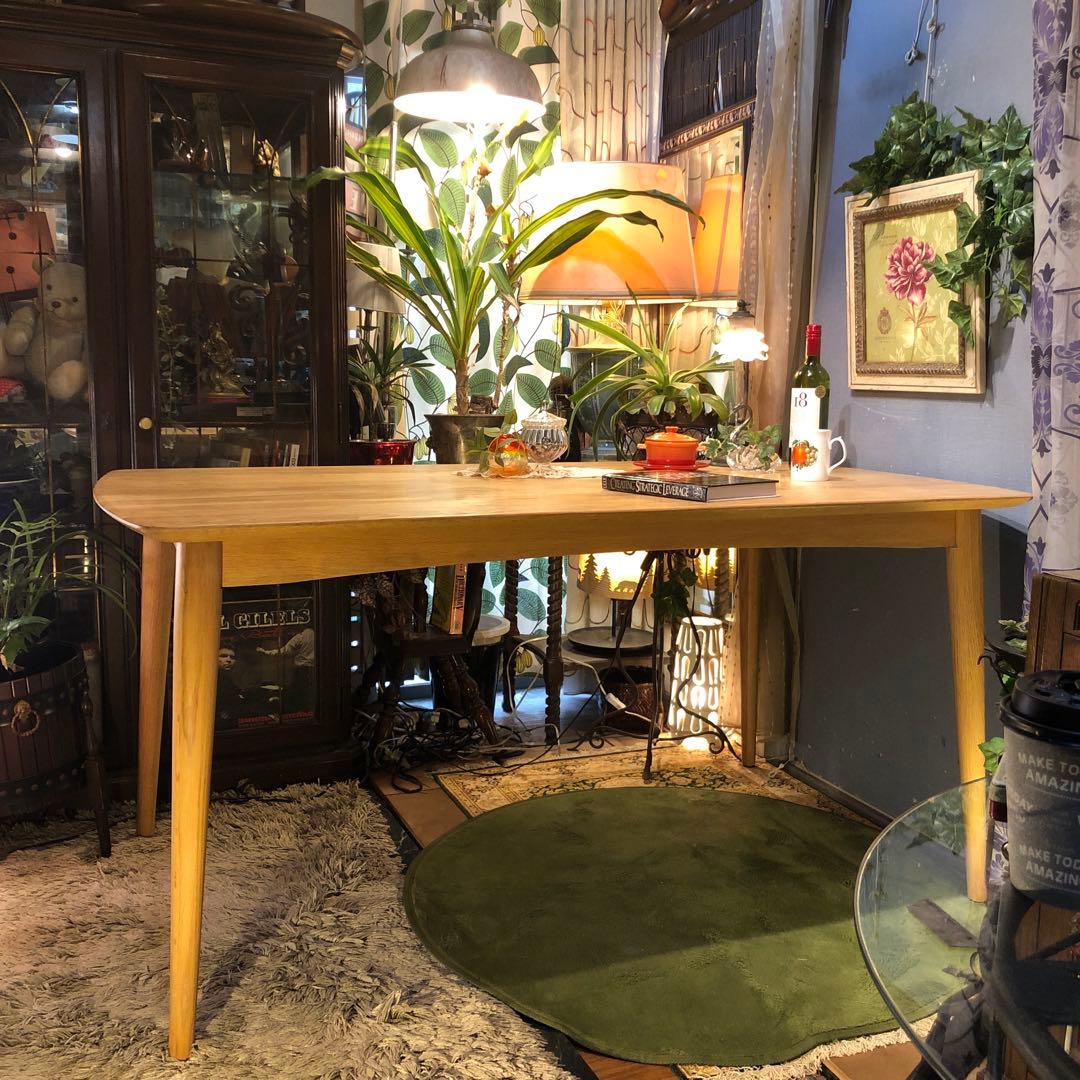 ヴィンテージ IDC OTSUKAオークソリッド　テーブル