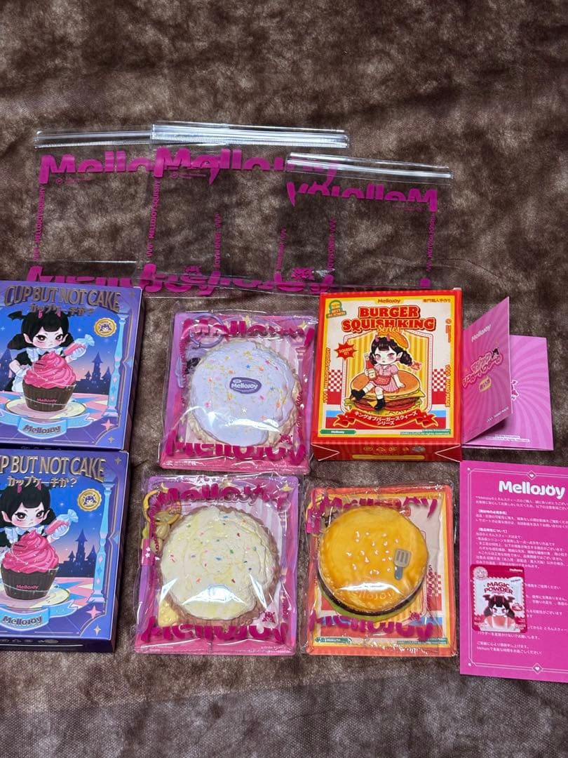 メロジョイ　Mellojoy スクイーズ 3個セット！マジックパウダー付き