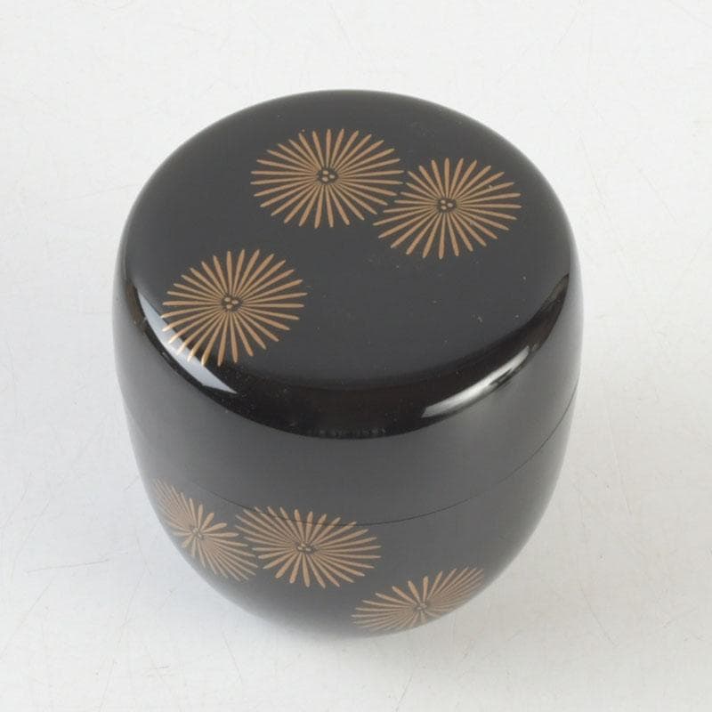 茶道具 中村湖彩作 朝顔蒔絵 中棗 共布共箱 V 9288 - メルカリ