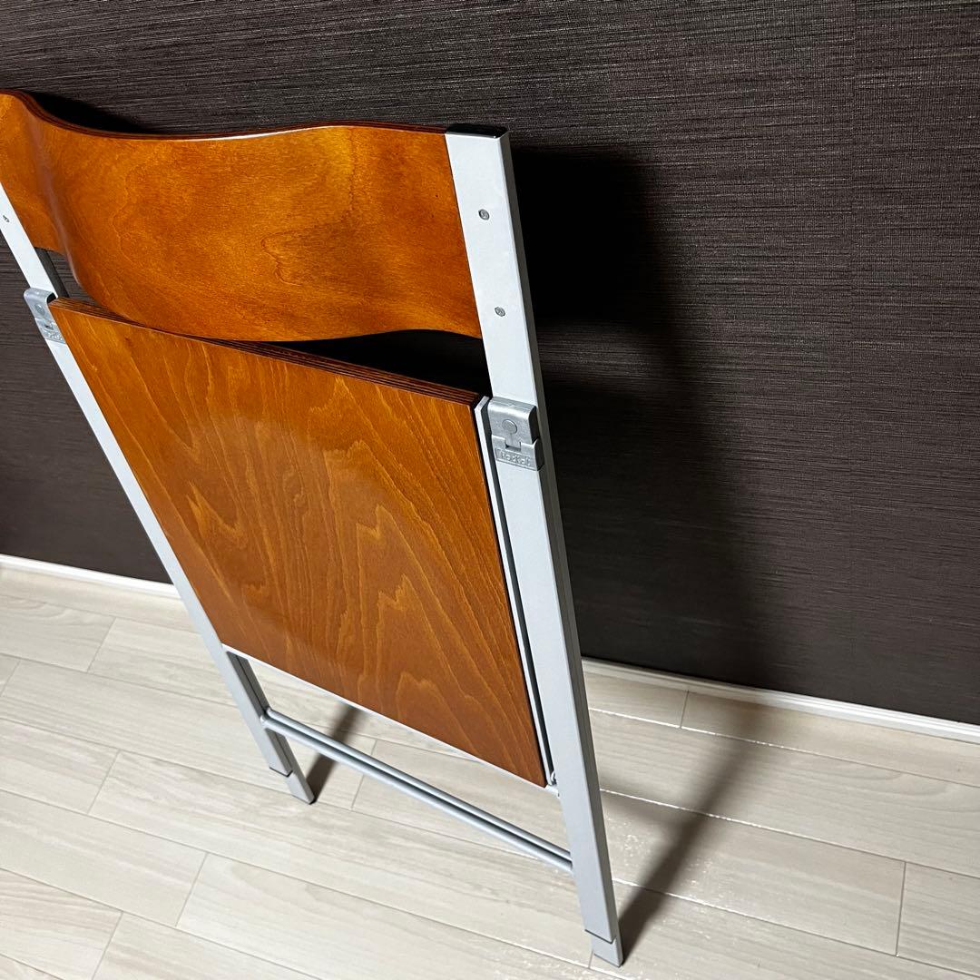 美品　AREA 折りたたみチェア 木製　pocket イタリア　arrmet同型