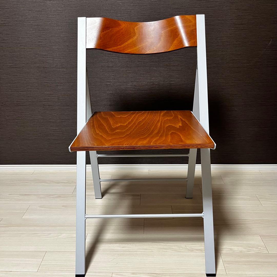 美品　AREA 折りたたみチェア 木製　pocket イタリア　arrmet同型