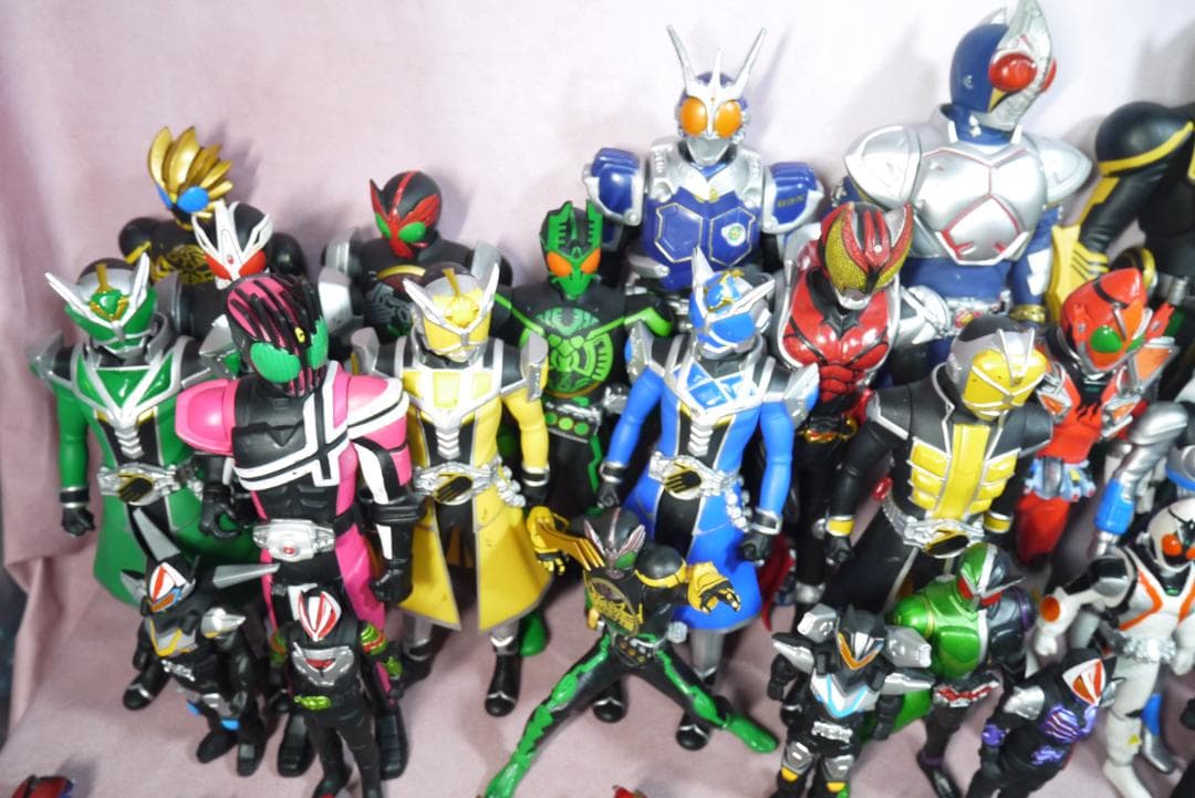 ライダーヒーローシリーズ ビッグサイズソフビフィギュア 92体セットの