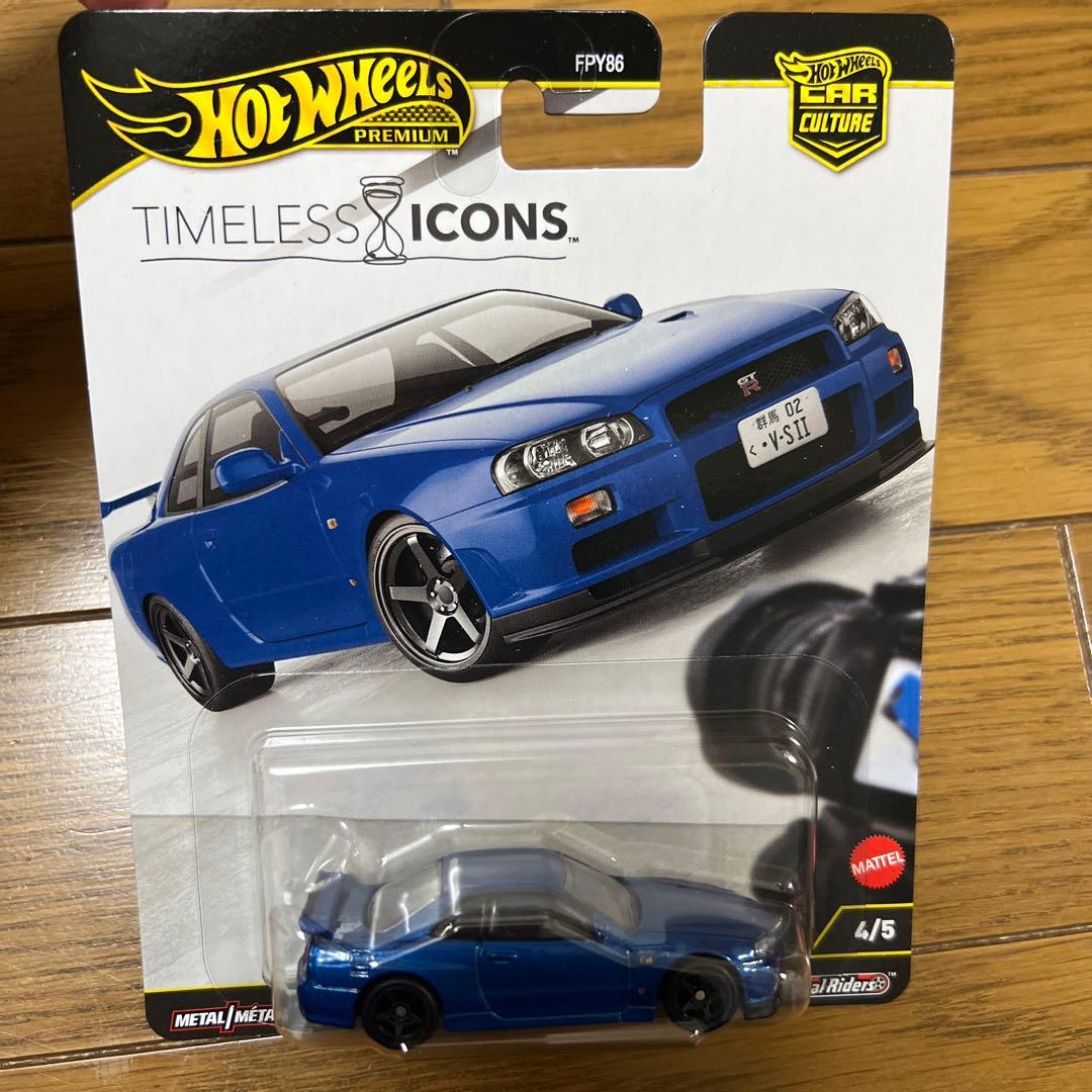 ホットウィール タイムレスアイコン GT-R BNR34 - メルカリ