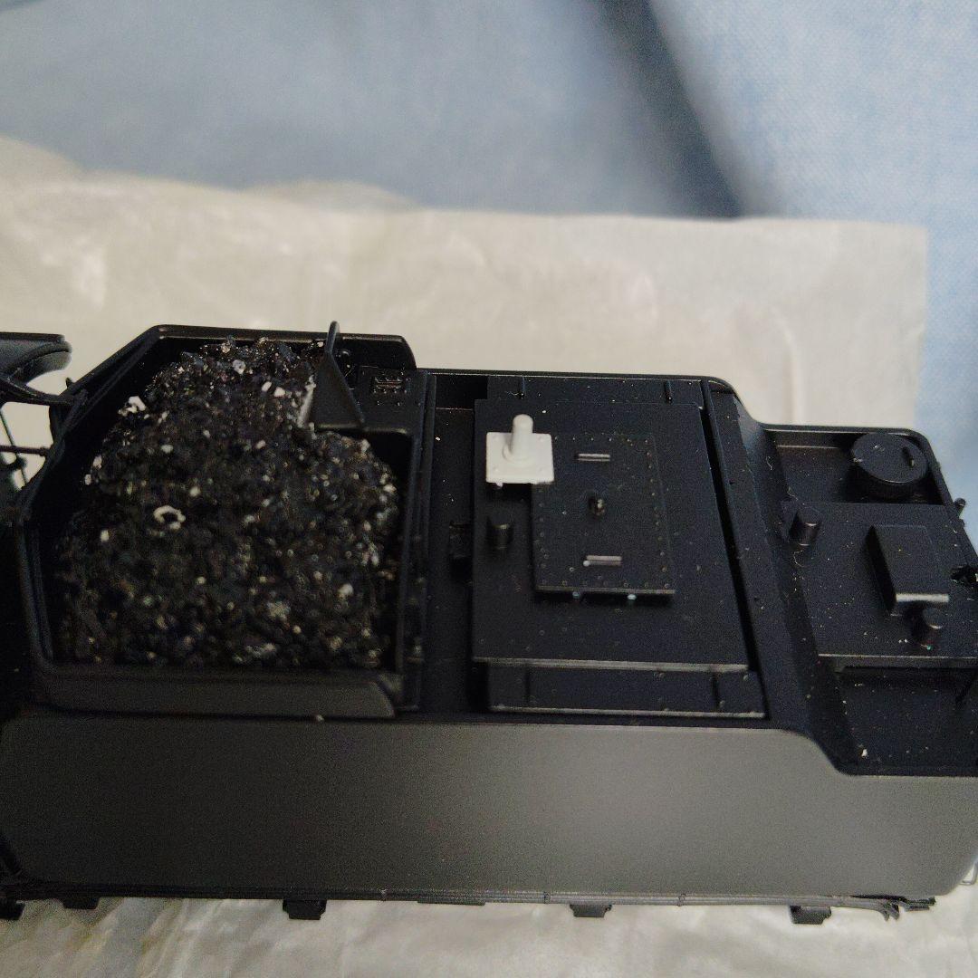 上*と様 蒸気機関車モデル 黒色 ディテール豊富