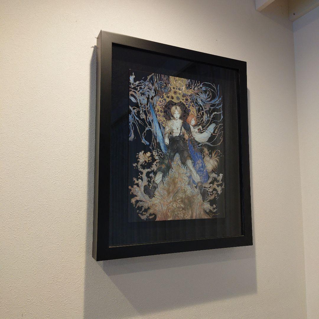 u*1様 天野喜孝 FFX 絵画 WATER WARRIOR 漆 セミオーダー