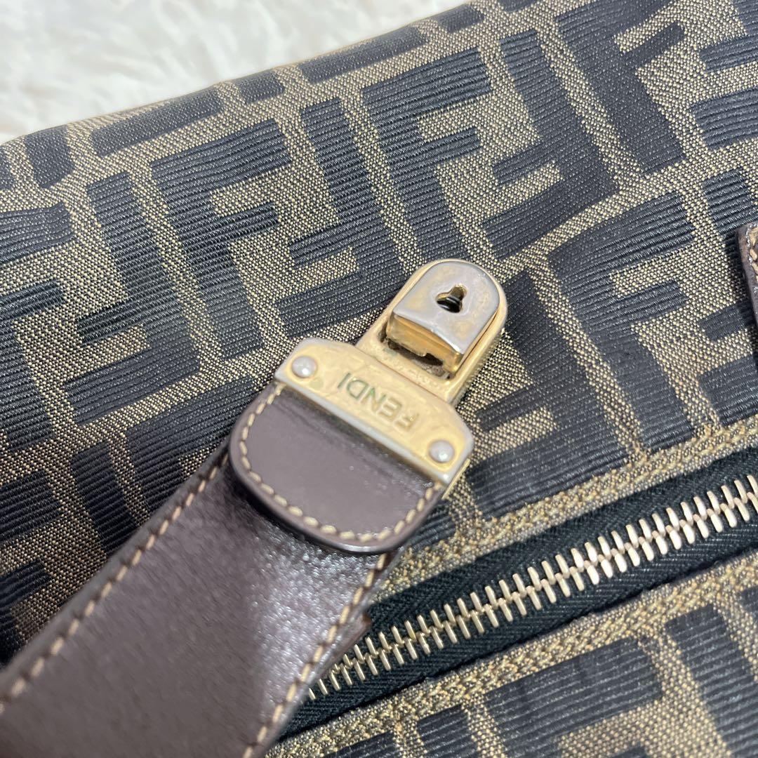 FENDI フェンディ ズッカ柄　ハンドバッグ　バニティバッグ　希少　レア