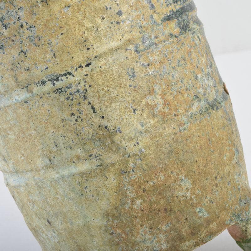 中国 漢緑釉 銀化 穀物倉 C 9229