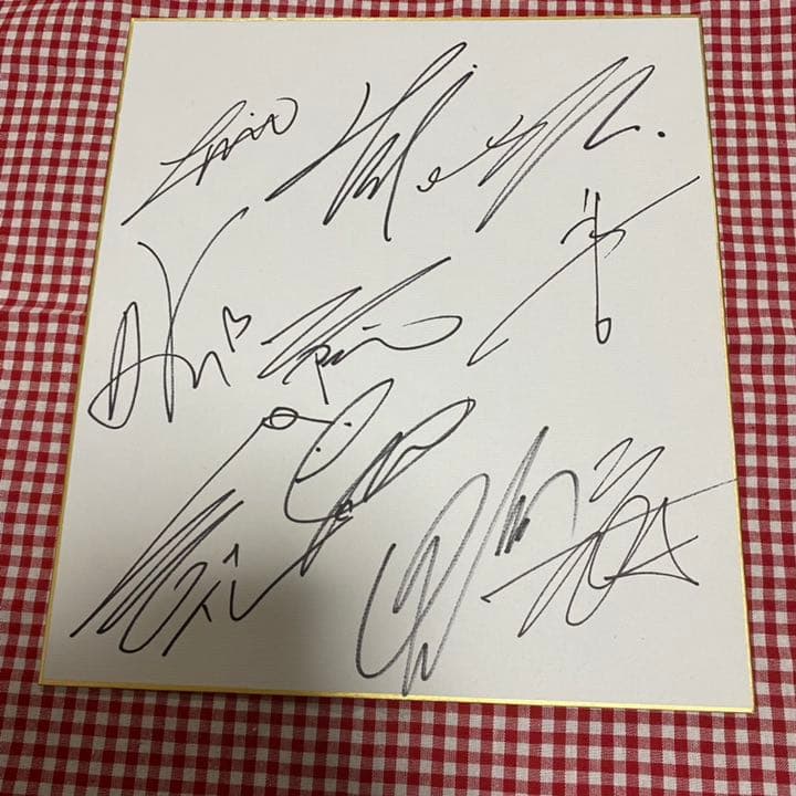 PENTAGON 直筆サイン入り色紙