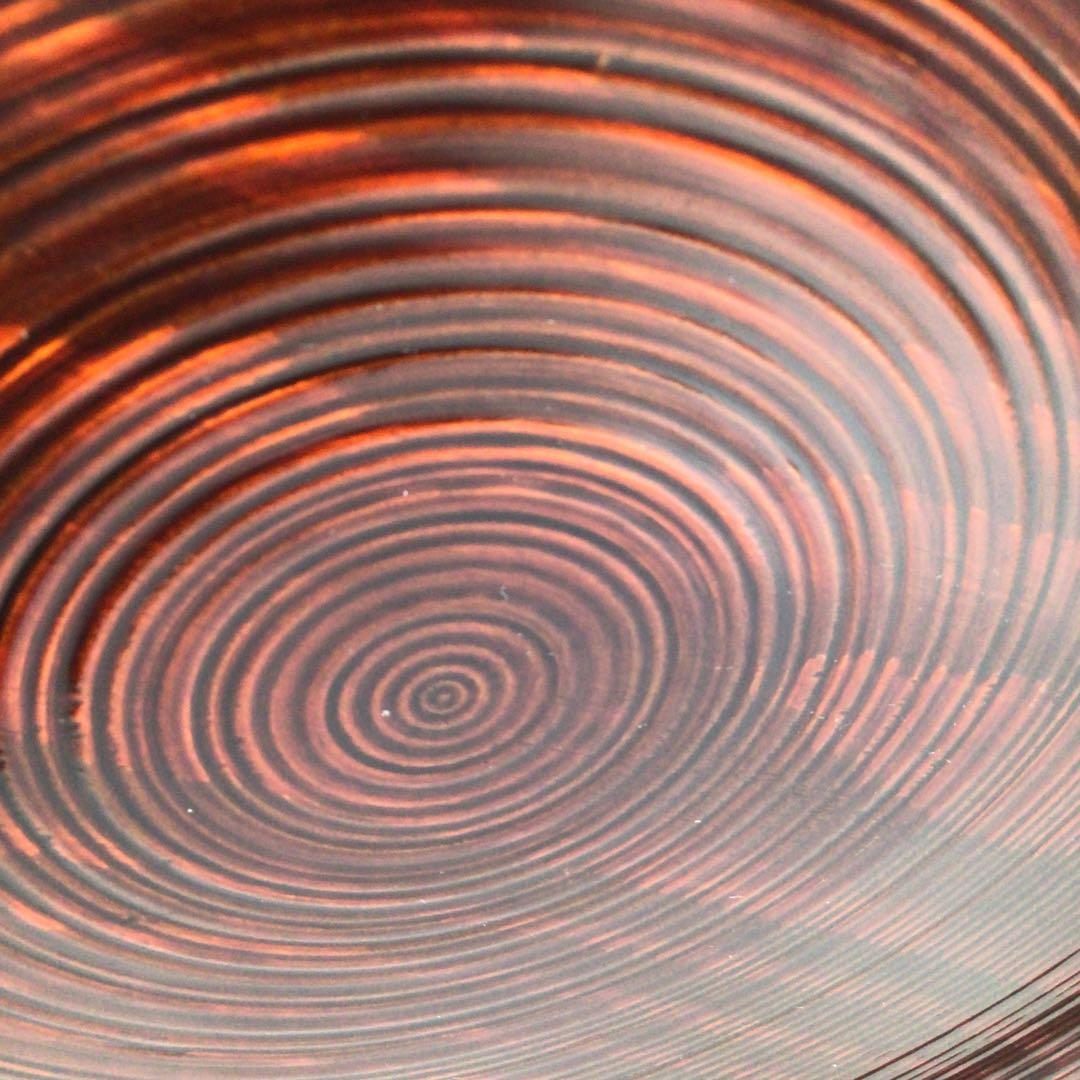 Ｐ２３７　丸盆　『岡本漆専堂』『溜塗』『即中斎好』『呂久呂目盆』　共箱　菓子器