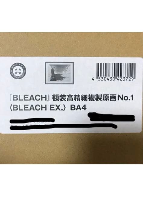 『BLEACH』額装高精細 複製原画 No.1 BLEACH EX. 黒崎一護