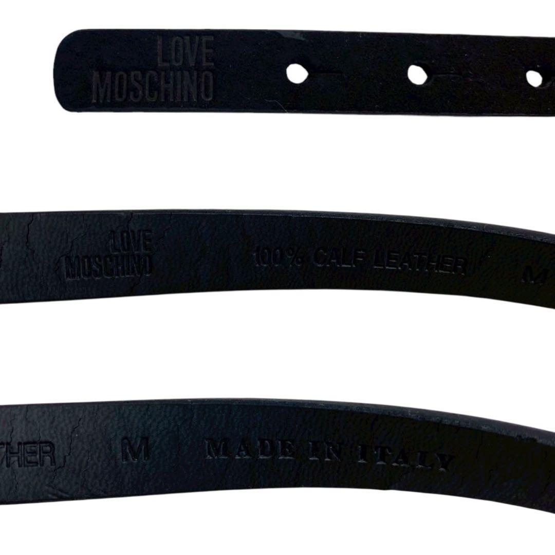 MOSCHINO モスキーノ ハンドバッグ ベルト 2点セット レザー ハート