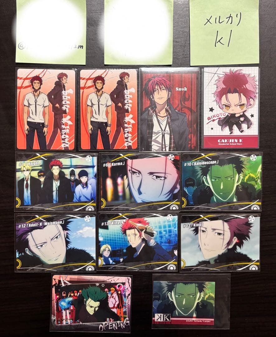 周防尊 吠舞羅 グッズ 缶バッジ トレカ アニカプ マスクケース 軍服 ②