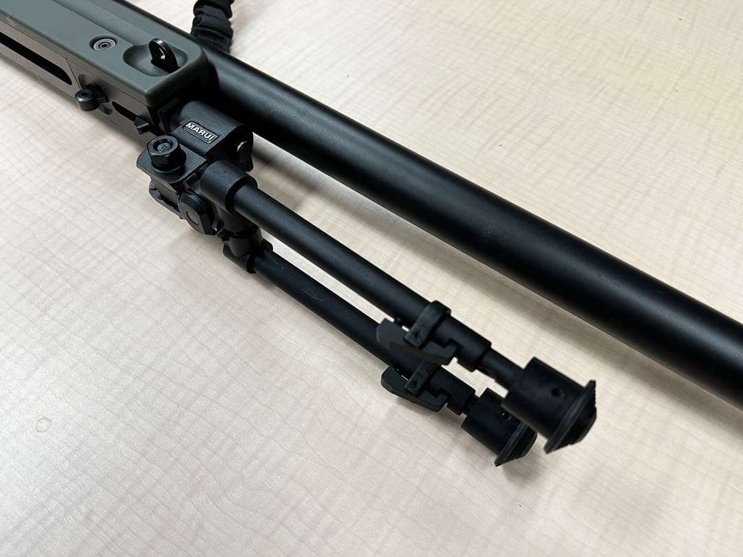 東京マルイ L96 AWS ODストック 実銃用ライフルスコープ+バイポッド