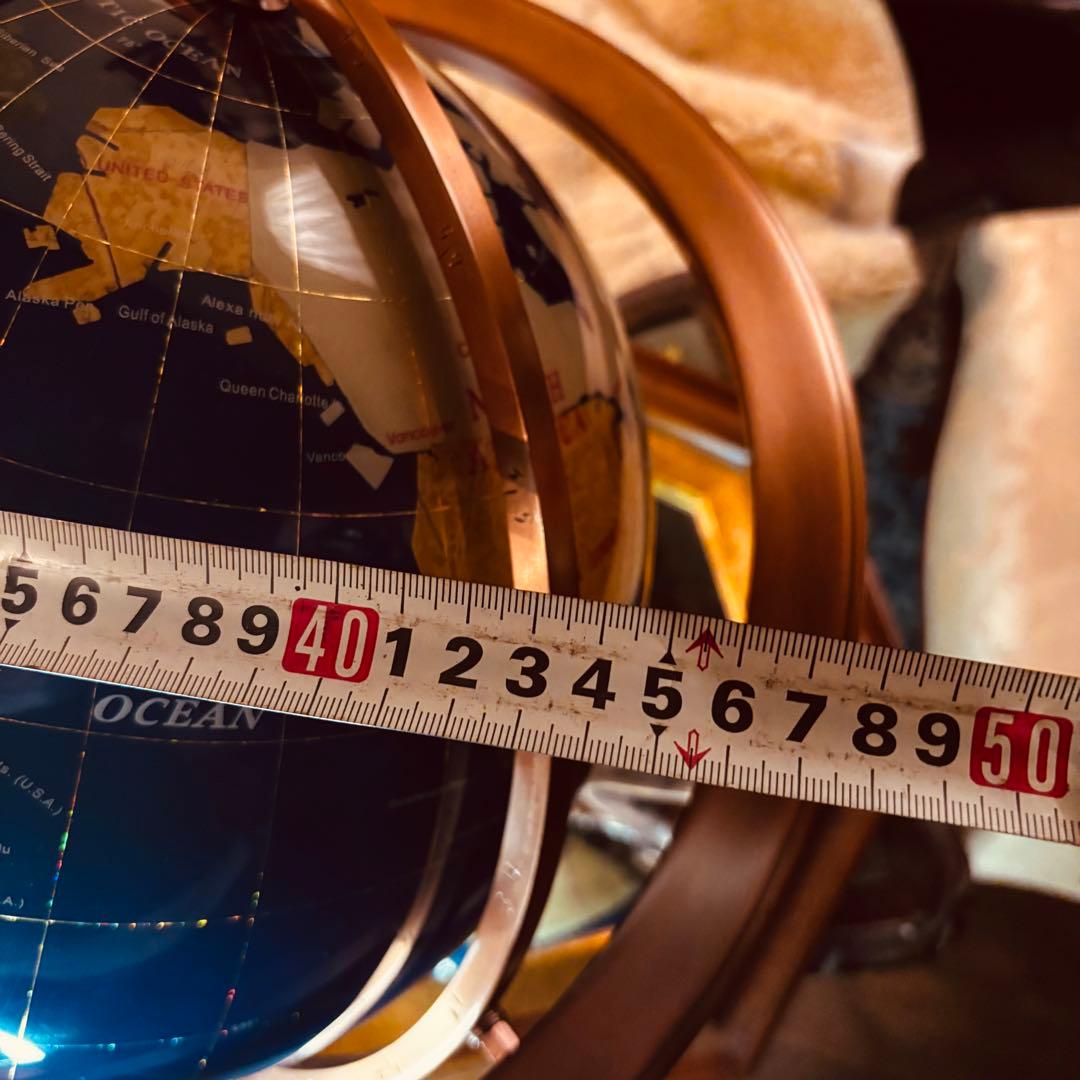 湯布院アンティーク ラピスラズリ 天然石 ジェムストーングローブ