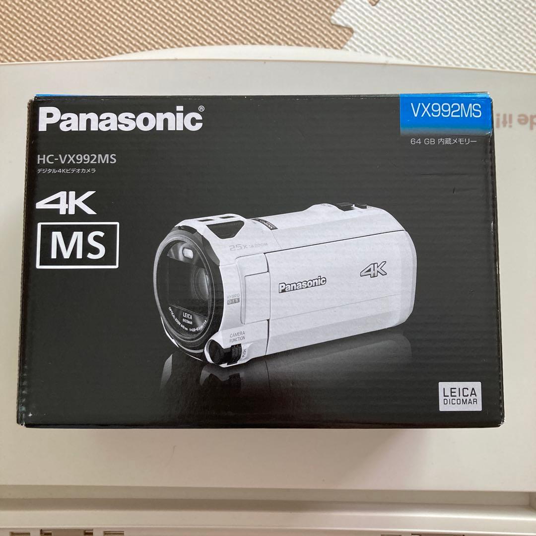 Panasonic HC-VX992MS 4K ビデオカメラ ブラウン